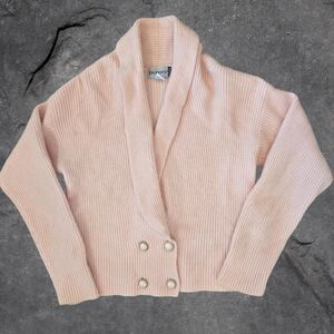 Vty Diversity Womens M Petite Soft‎ Sweater Lamb Wool Angora Blend Quiet Luxury